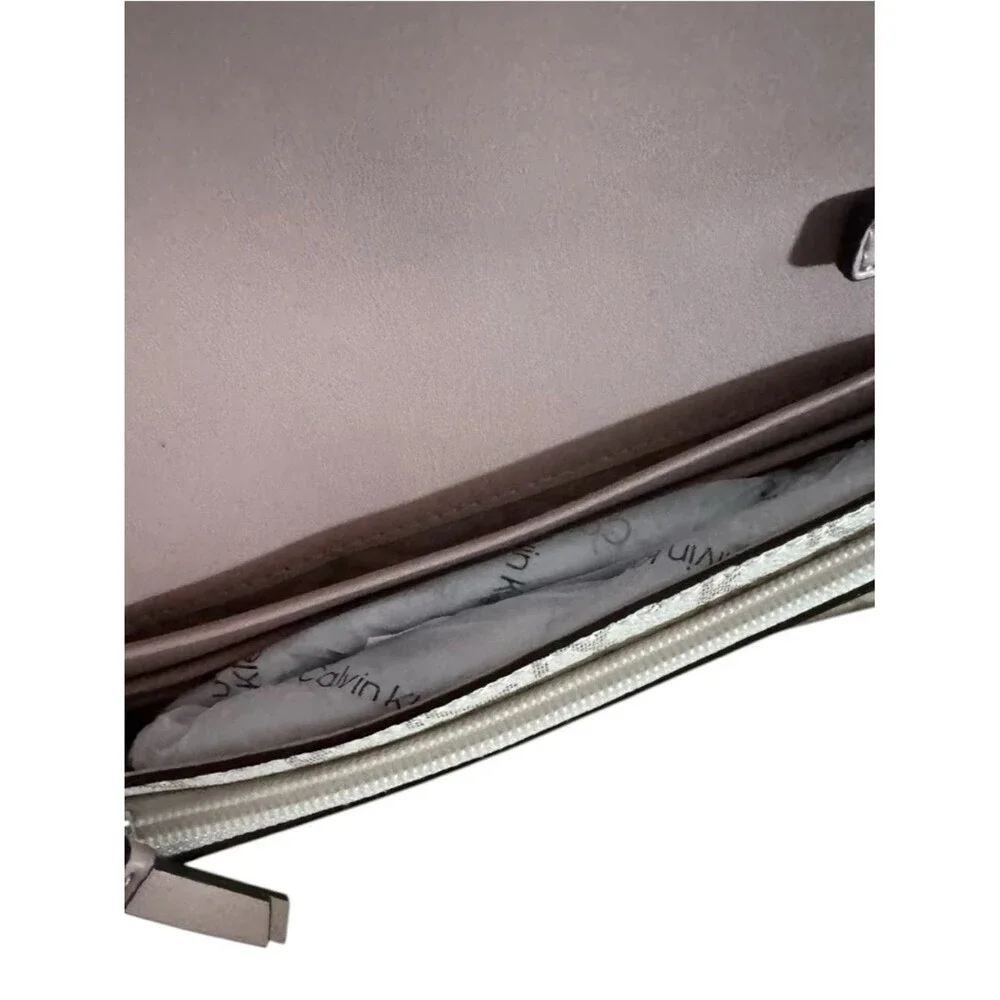 Calvin Klein crossbody bag, specifically identified as a Charlie Flap Crossbody - Picture 3 of 5